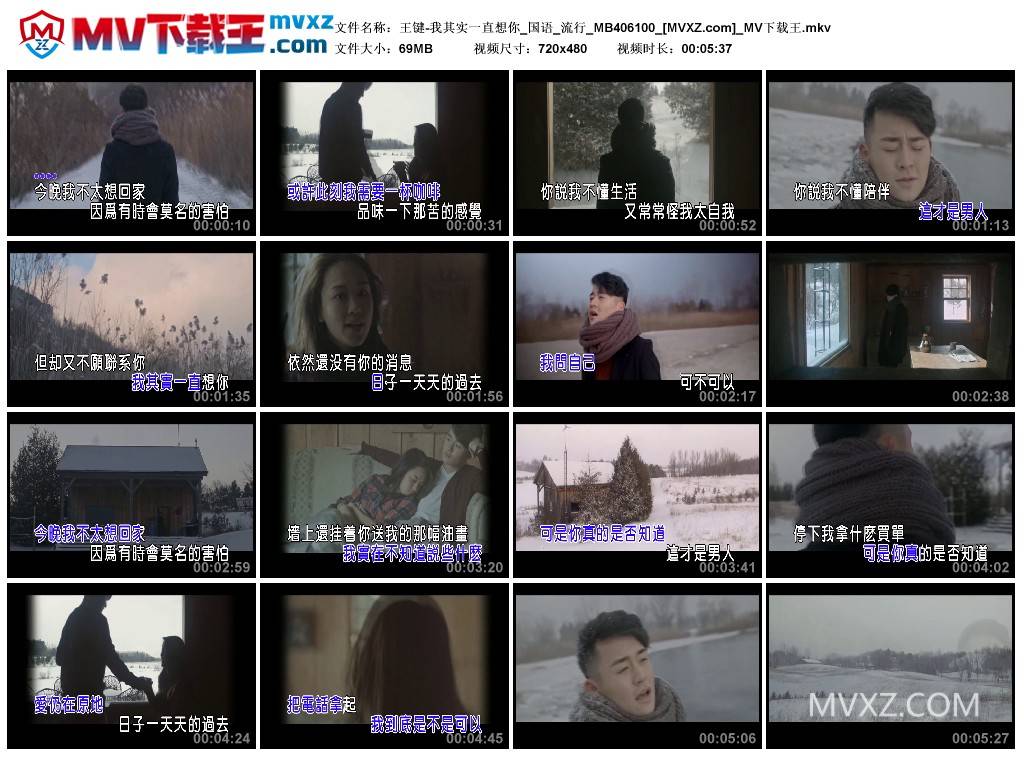 王键-我其实一直想你_国语_流行_MB406100